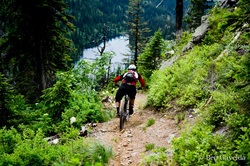thousands of acres of wilderness surround the Whitefish Bike Retreat